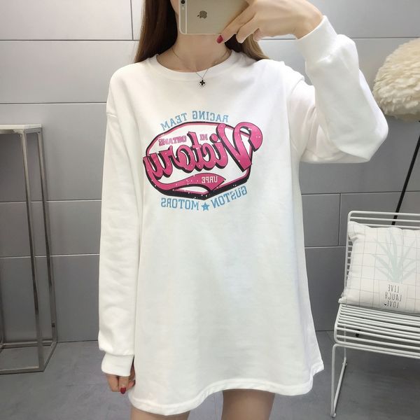 

европейское начало осени 2020 нового стиль полого мультфильм кружево lacet- кружево с длинным рукавом футболка для открытой спины женщин сво, Black