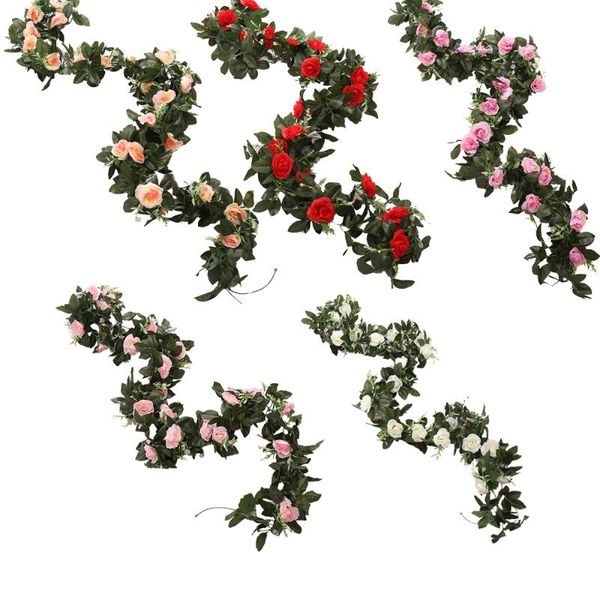 

simulation rose flower vine wedding decoration rattan for christmas wedding decorations wreath diy artificial flower rattan