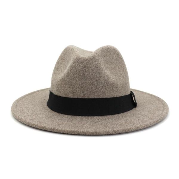 

мужская мода fedora top jazz шляпы summer spring шерстяного смешать caps открытого повседневные шапок, Blue;gray