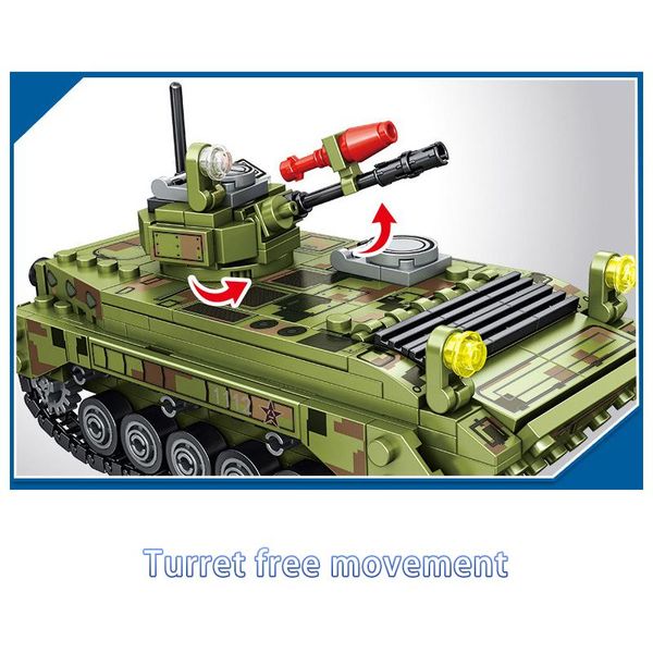 

sembo military ww2 tank army armored building blocks figures vehicle soldier weapon germany truck bricks toys for children boy wmtwys