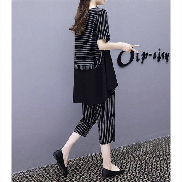 

2 piece set cousctsit женщины плюс размер большой большой l 3xl 4xl 5xl летний оружие co ord набор топ и брюки костюмы, Gray