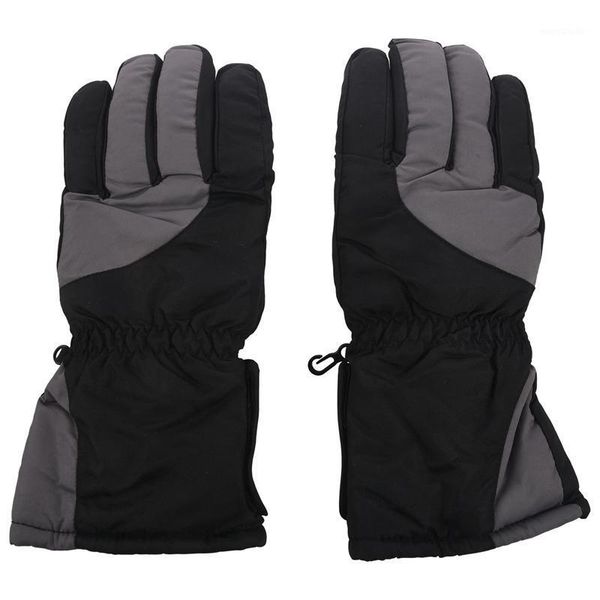 

electric five finger ski gloves 5th battery heating gloves thickening heating1