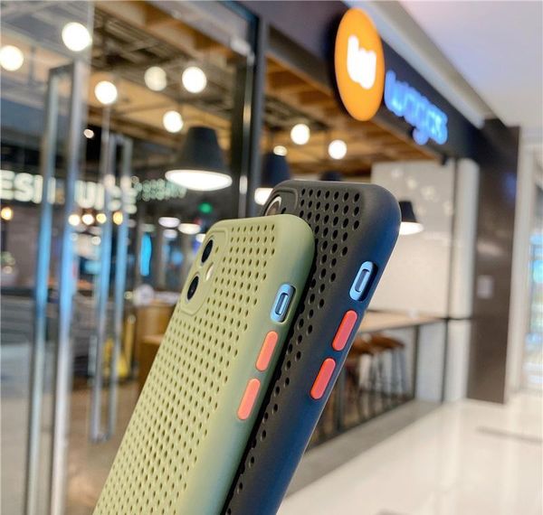 

phone case for iphone 12 mini pro max 11 5.4 6.1 6.7 xs x xr 7 8 plus fashion candy color heat dissi jllxgg allguy