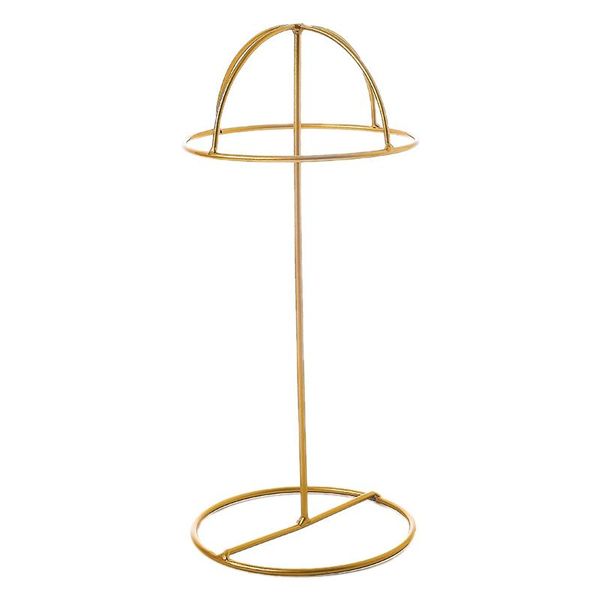 

iron hat jewelry display rack earrings jewelry display rack storage round hat, Pink;blue