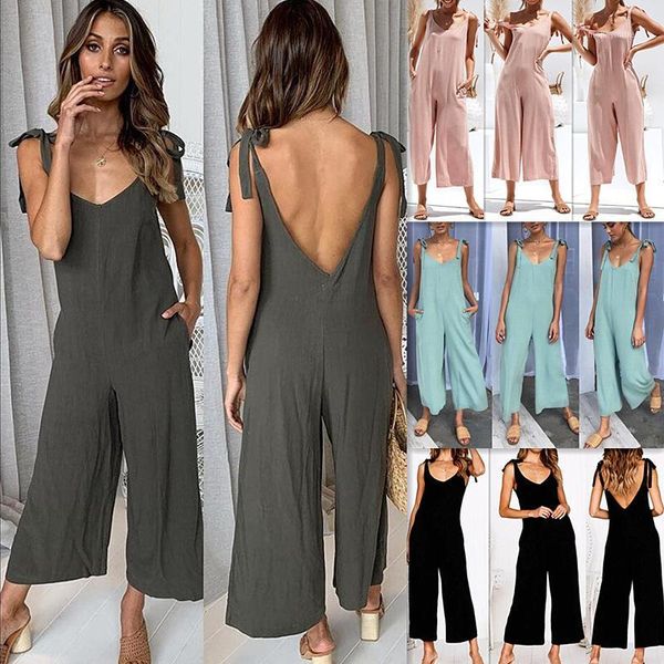 

2019 spring and summer new style, nightclub style, fashion women's jumpsuit with straps, Black;white
