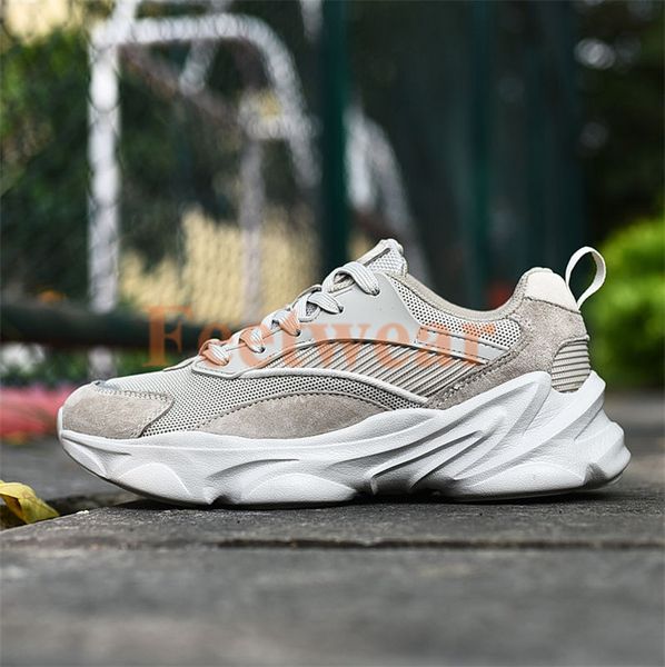 

treeperi fashion chunky beige grey men women sneakers running shoes sport trainers us 9.5 eur 43 for men