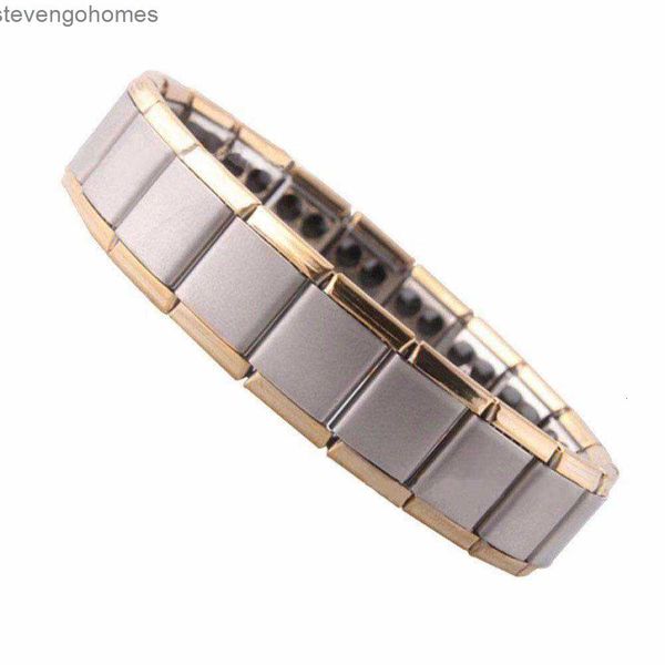

health 2020 jewelry steel magnetic therapy care function couple stainless bracelet, Silver