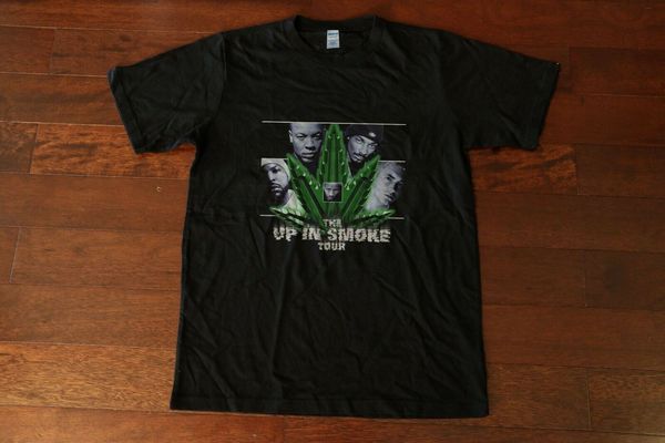

vintage up in smoke tour t-shirt 00s hip-hop eminem snoop dog dr. dree reprint sport hooded sweatshirt hoodie