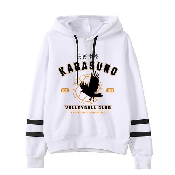 

oya oya oya haikyuu hoodies men funny japanese anime streetwear harajuku karasuno fly high graphic sweatshirts male, Black