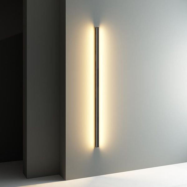 

nordic minimalist long wall lamp modern led wall light indoor living room bedroom led bedside lamp home decor lighting fixtures
