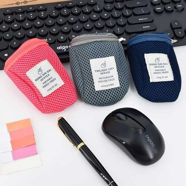 

storage bags 1pc random color mouse bag anti- portable digital gadget devices protective organizer case daily use &travel1
