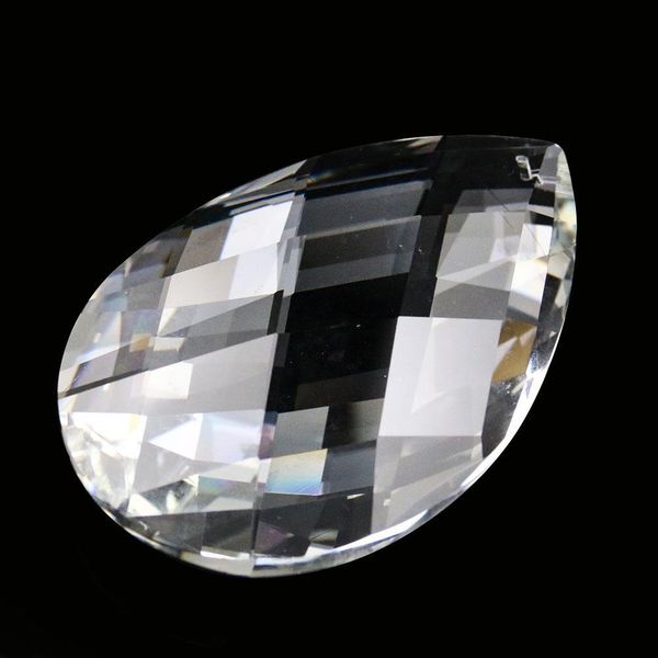 

100 мм reseau grid crystal clear crystal стекло висит кристаллы призма diy кулон chanselier suncatcher домашний свадебный декор аксессуары h