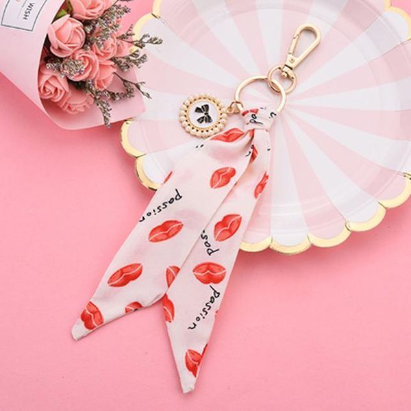

new scarves key chain exquisite decoration silk tassels keychains for girl women bag charm jewelry acessory eh107b h bbywvy