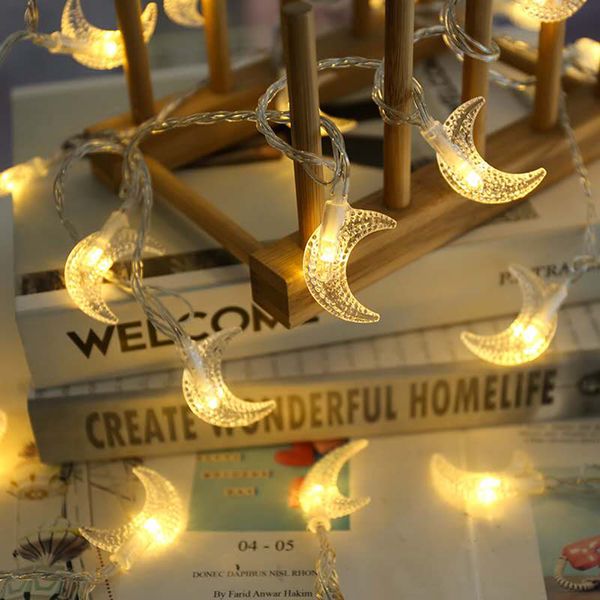 

10/20/40 led moon light string twinkle garlands battery powered christmas holiday lamp party wedding decorative fairy lights