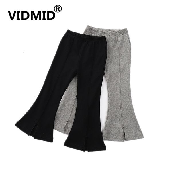 VIDMID Kinder Boot Cut Hosen Mädchen Freizeithosen Hosen Kinder Reine Farbe Hosen Baumwolle Kleidung Mädchen Schlaghosen 4228 01 LJ201019