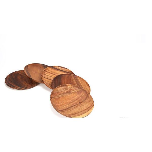 

new art plate acacia wooden dishes & plates tray dinner plate food dessert tea plate round square rectangle dinn jlllgw home003