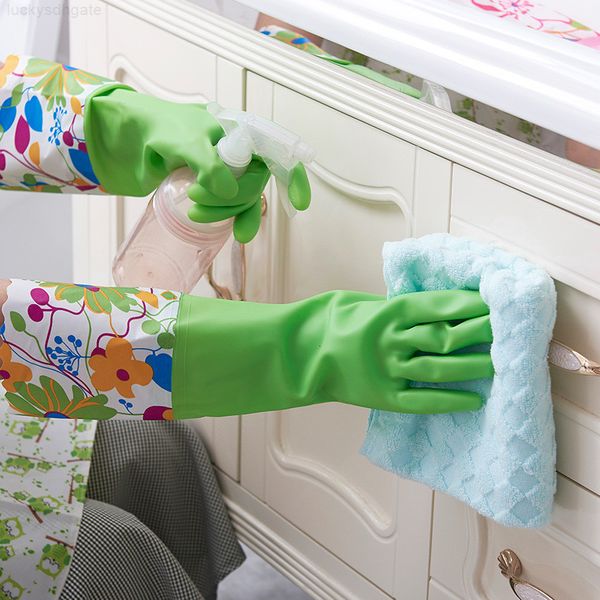 

dishwash 2 paris/ lot wide-mouth kitchen women household latex brush laundry rubber thin waterproof durable cleaning glo
