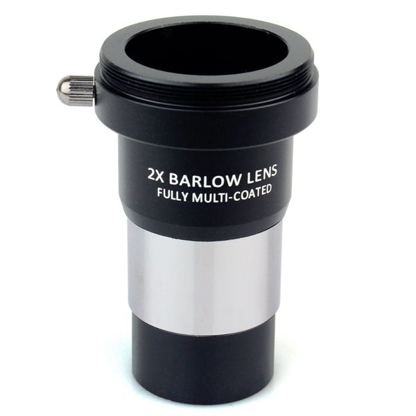 

1.25" 2x barlow lens fully multi-coated metal with m42x0.75 thread camera connect interface for telescope eyepieces
