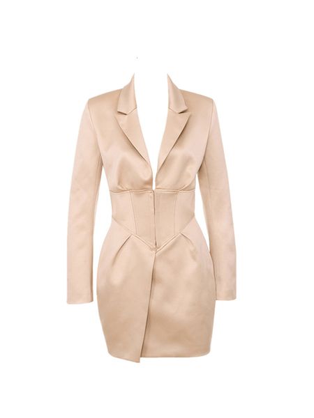 

2021 new summer vest champagne waistband cleft long high-street coat covered sweaters and women's clothing jackets d433, Black;brown