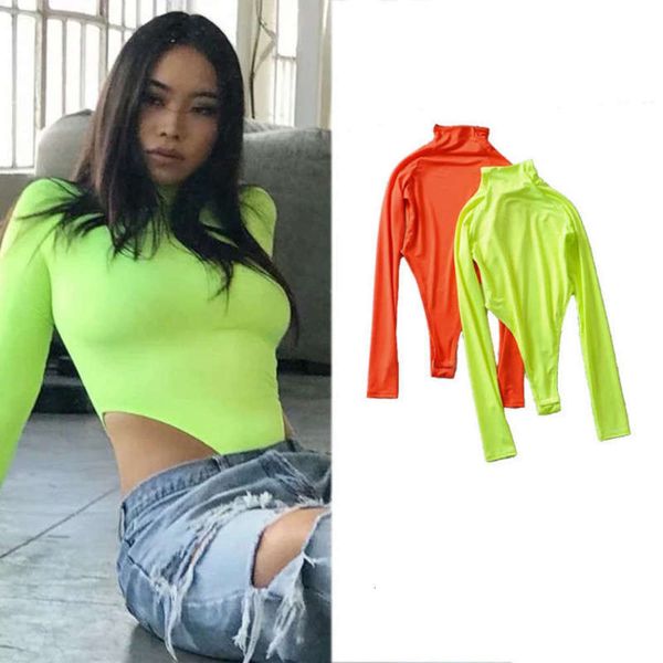 

women's temperament fashion fluorescent slim one-piece autumn new long sleeve raglan t-shirt, Black;gray