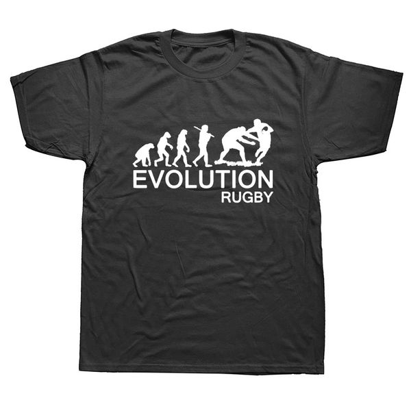 

спорт новый смешной evolution rugbyer футболка мужчины короткие рукава hip hop крупногабаритные o-образным вырезом хлопок футболки