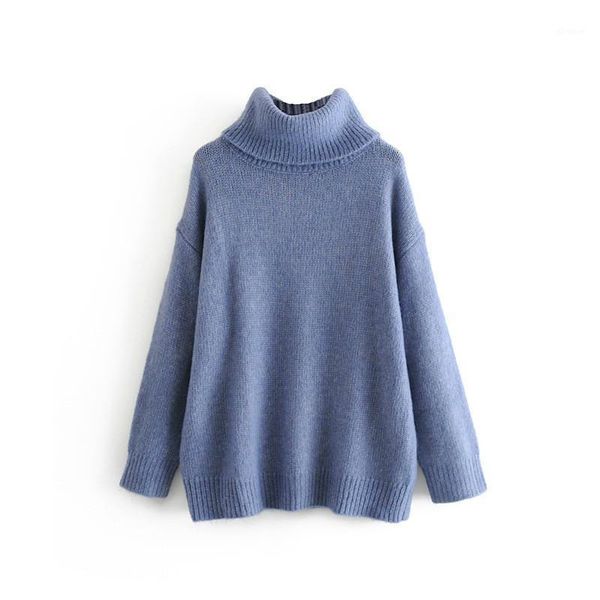 

korean style sweater womens pullover casual turtleneck long sleeve knit female solid basic jumpers1, White;black