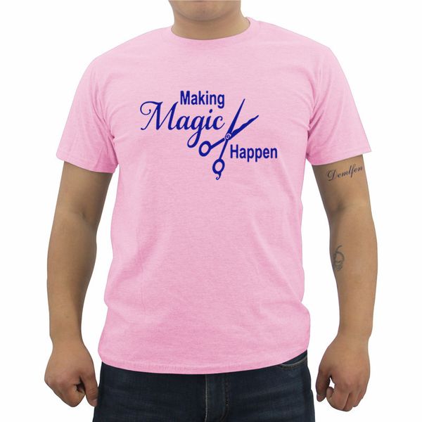 

спорт смешной создание магия happen ножницы волос стилист тенниска лета вскользь с коротким рукавом хлопок мужская футболка мода топы тис