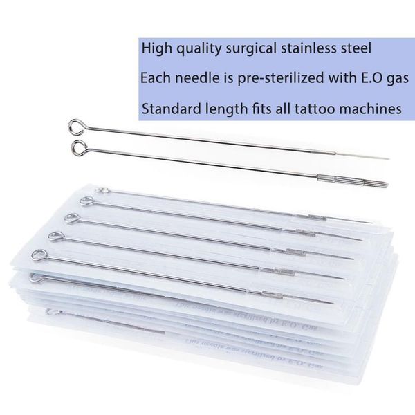

10/20pcs assorted disposable sterilized tattoo needles rl rs rm m1 needles tattoo agujas microblading naalden permanen qylfzt