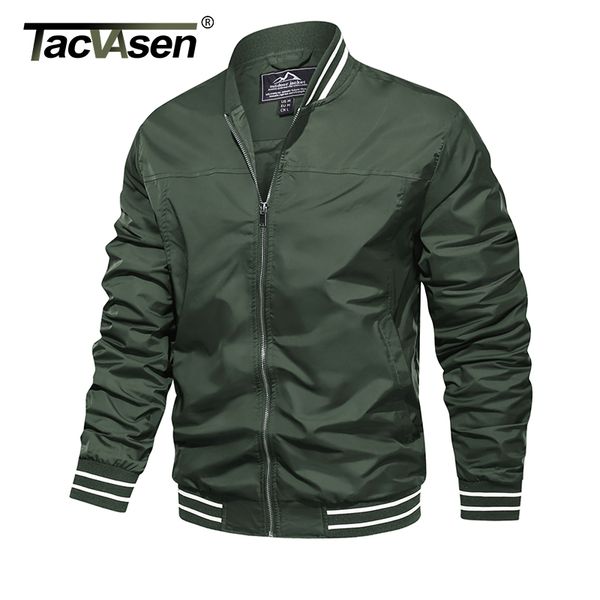 

tacvasen new casual jacket mens spring/fall pilot style coat army bomber jackets baseball jacket outerwear overcoat boys 201120, Black;brown