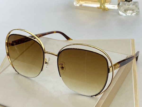 

brand personality design celebrity fashion progressive lens sunglasses metal frame decoration women's sunglasses oval glasses 2026, White;black