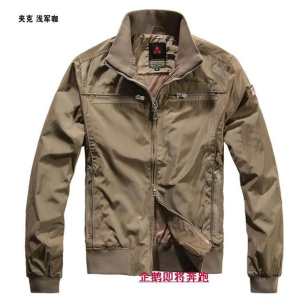 

men outdoor male short dign et coat, Black;brown