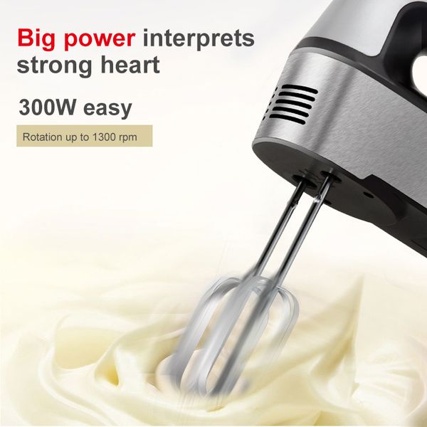 

stainless electric steel hand pressure rotating semi-automatic mixer coffee milk mixing eggbeater handheld mixer kitchen cooking