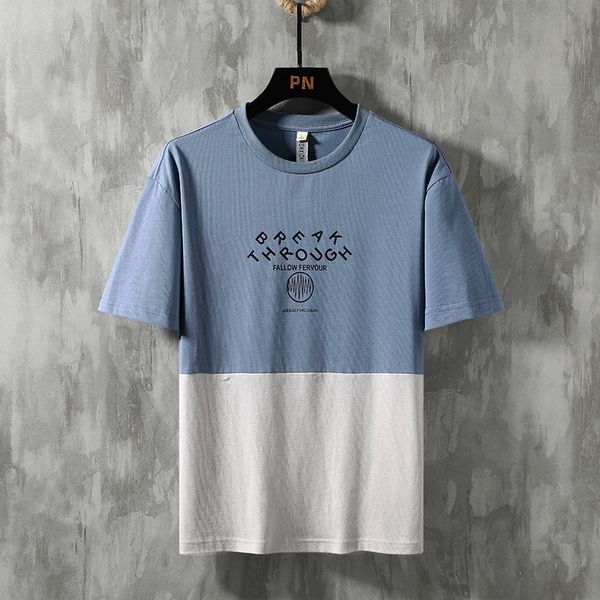 

2021 t cotton shirts homme new men's short sleeves p print funny summer pretty fashion shirt big k327 dea0, White;black