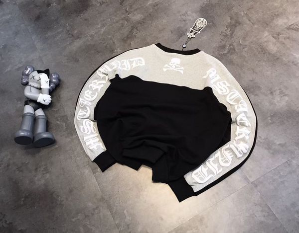 

product new ch crosin color contrast foam sweater in autumn and winter, Black