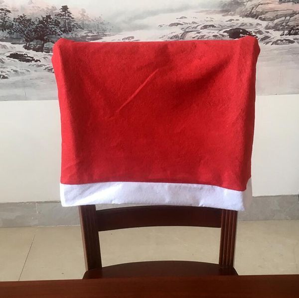 

чистый цвет крышки стула xmas обложки мода рождественские украшения подарка партии оптовая