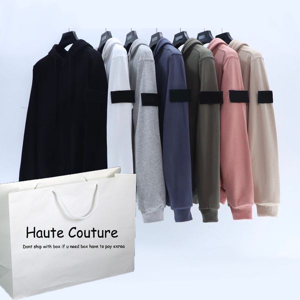 

20fw mens fashion hoodies autumn new mens jackets casual active boys hooded clothes hiphop streetwear womens sweatshirts asian size, Black