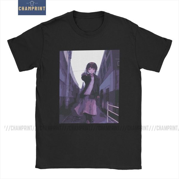 

serial experiments lain glitch iwakura ga weeb sci fi japanese internet anime short sleeve tees sport hooded sweatshirt hoodie men t shirt