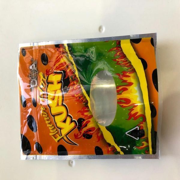 

flamin kush resealable empty mylar bags edibles nerds sf california 3.5-7g empty bag bbyhlo lipper