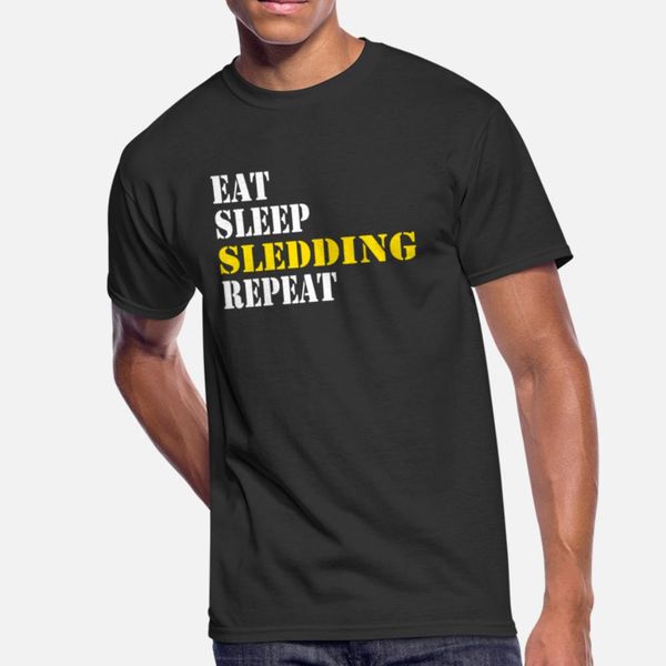 

eat sleep sledding repeat graphic designers t shirt customized horror custom tracksuit hoodie sweatshirt