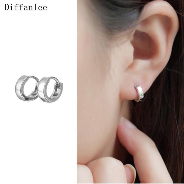 

small size circles huggie earrings hoop earrings for women fashion gift for kids girls baby children, Golden;silver