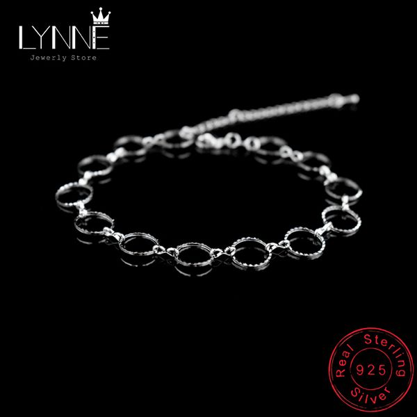 

fashion 925 sterling silver anklets bracelet simple round pendant foot anklet chain women ankle bracelet foot jewelry t200901, Red;blue