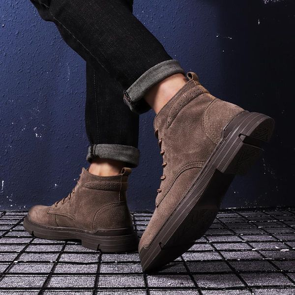 

shoes highmens male high casual causal mens altas leisure a leather with sneaker high shoe for black hombre hot