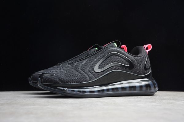 

men 720s "black green" space atmosphere cushion avant-garde women's sports jogging shoes correct 3.8cm thickness helium high, White;red