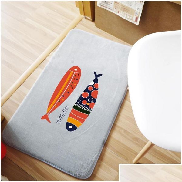 

wholesale-useful 50*80cm coral velvet bath mats bathroom rug absorbent non-slip bath mats qyldgw lipper
