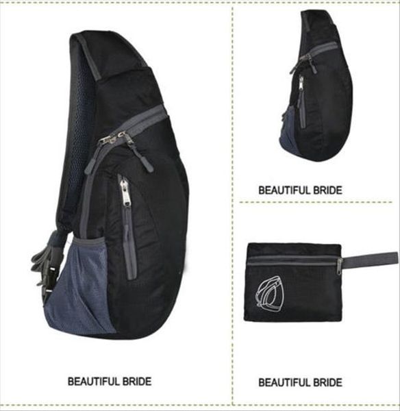 

men chest bag pack waterproof travel sport cross body shoulder sling chest bag mountaineering mobile phone waist packs