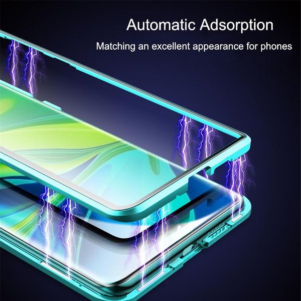 

360 metal magnetic phone case for redmi note 9 8 7 k20 k30 pro case for xiaomi 10 9t cc wmtypb