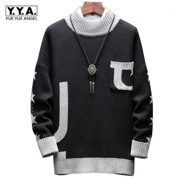 

2018 new winter mens warm sweater fashion cotton long sleeve mens knitted sweater casual loose fit pullover plus size -5xl1, White;black