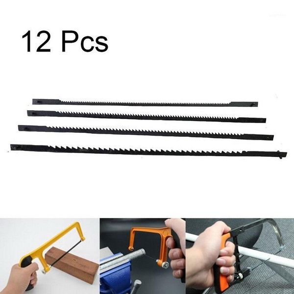 

12pcs pinned scroll saw blades woodworking power tools accessories 132mm scroll saw blade end teeth1