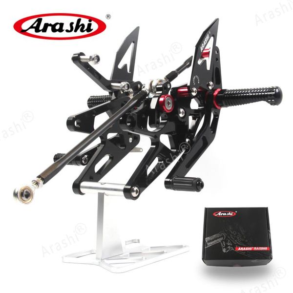 

arashi motorcycle rider foot pegs for yzf-r1 2005-2006 cnc adjustable foot pegs rearset footrest yzf r1 2005 2006