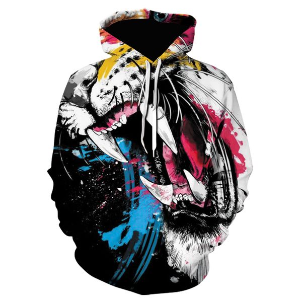 

2020 winter new fashion 3d printed hoodie hip hop streetwear pullover casual style jacket creative men/women hoodies 1797, Black